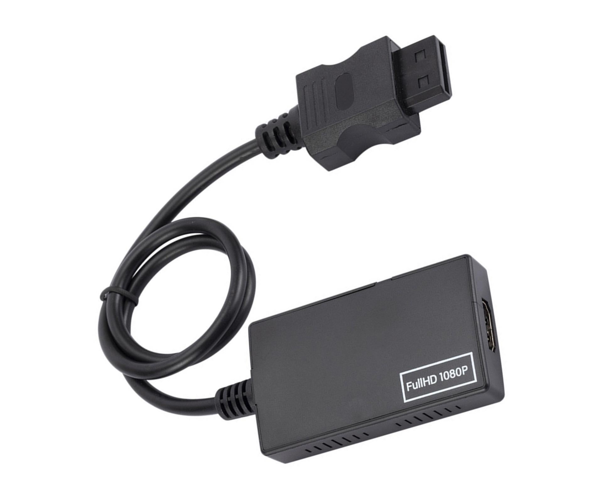 WII2 to HDMI-compatible Converter Portable 3.5mm Audio Jack Plug and Play High Clarity WII2 to HDMI-compatible Adapter for TV - Black - Image 8
