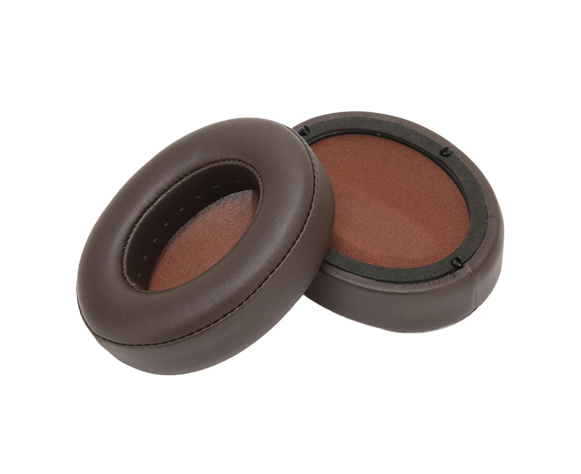 Replacement Ear Cushion Protein Leather Wearproof Headphone Pads for Edifier W855BT Brown - Image 1