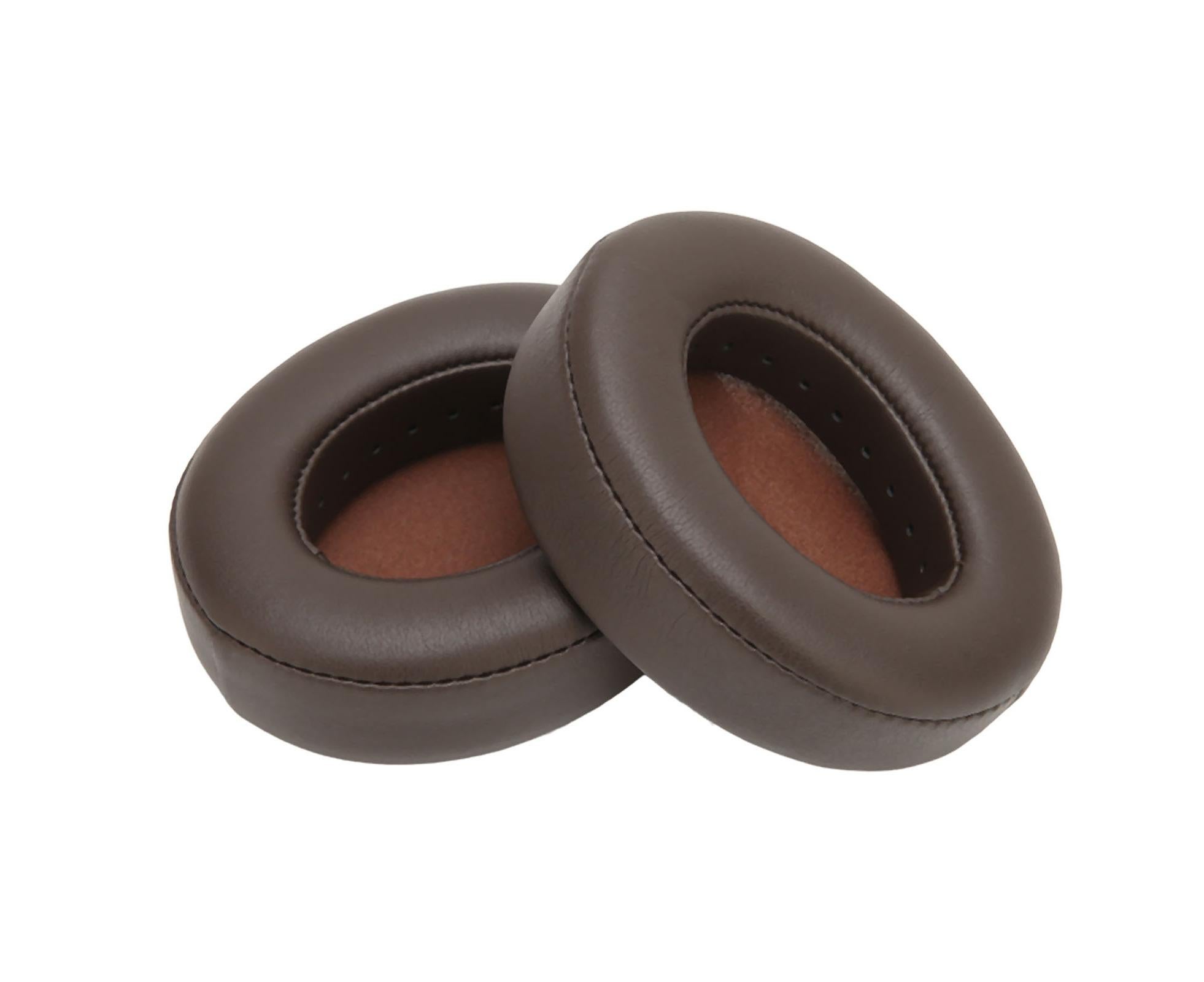 Replacement Ear Cushion Protein Leather Wearproof Headphone Pads for Edifier W855BT Brown - Image 2