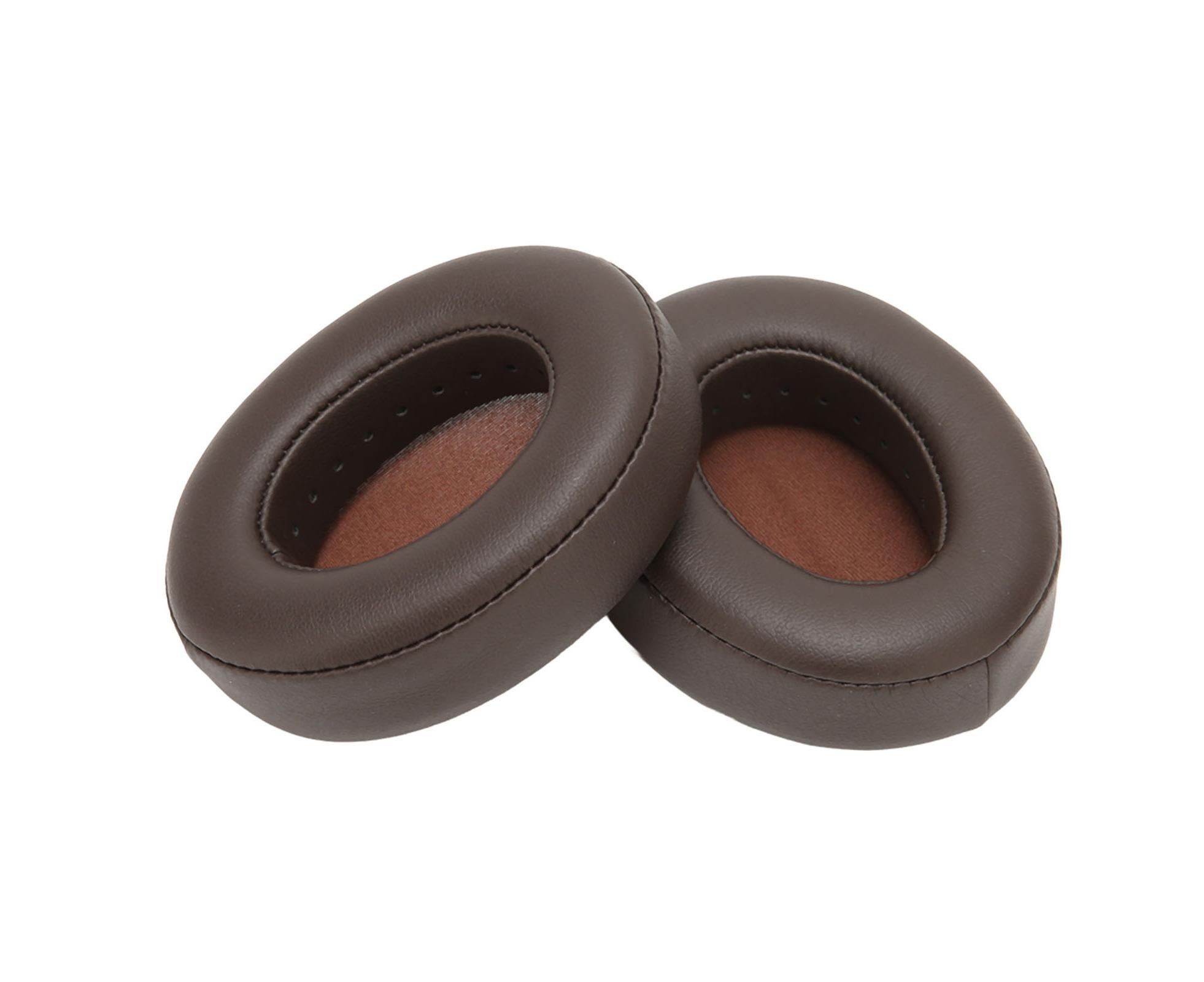 Replacement Ear Cushion Protein Leather Wearproof Headphone Pads for Edifier W855BT Brown - Image 3
