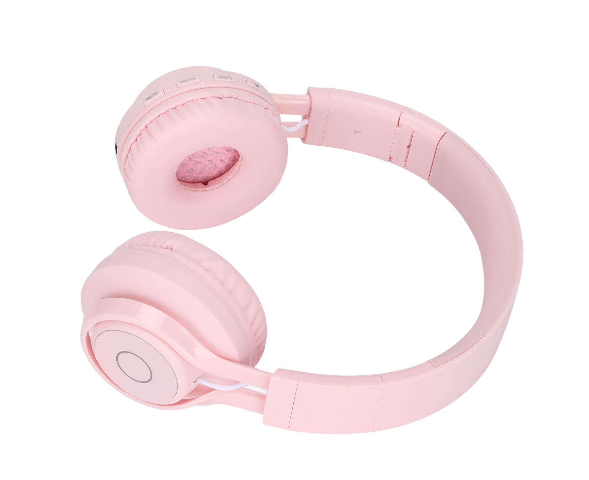 babies Bluetooth Headphones Foldable Ajustable RGB Colorful Light Headset with Mic for babies Study BT06C - Image 1