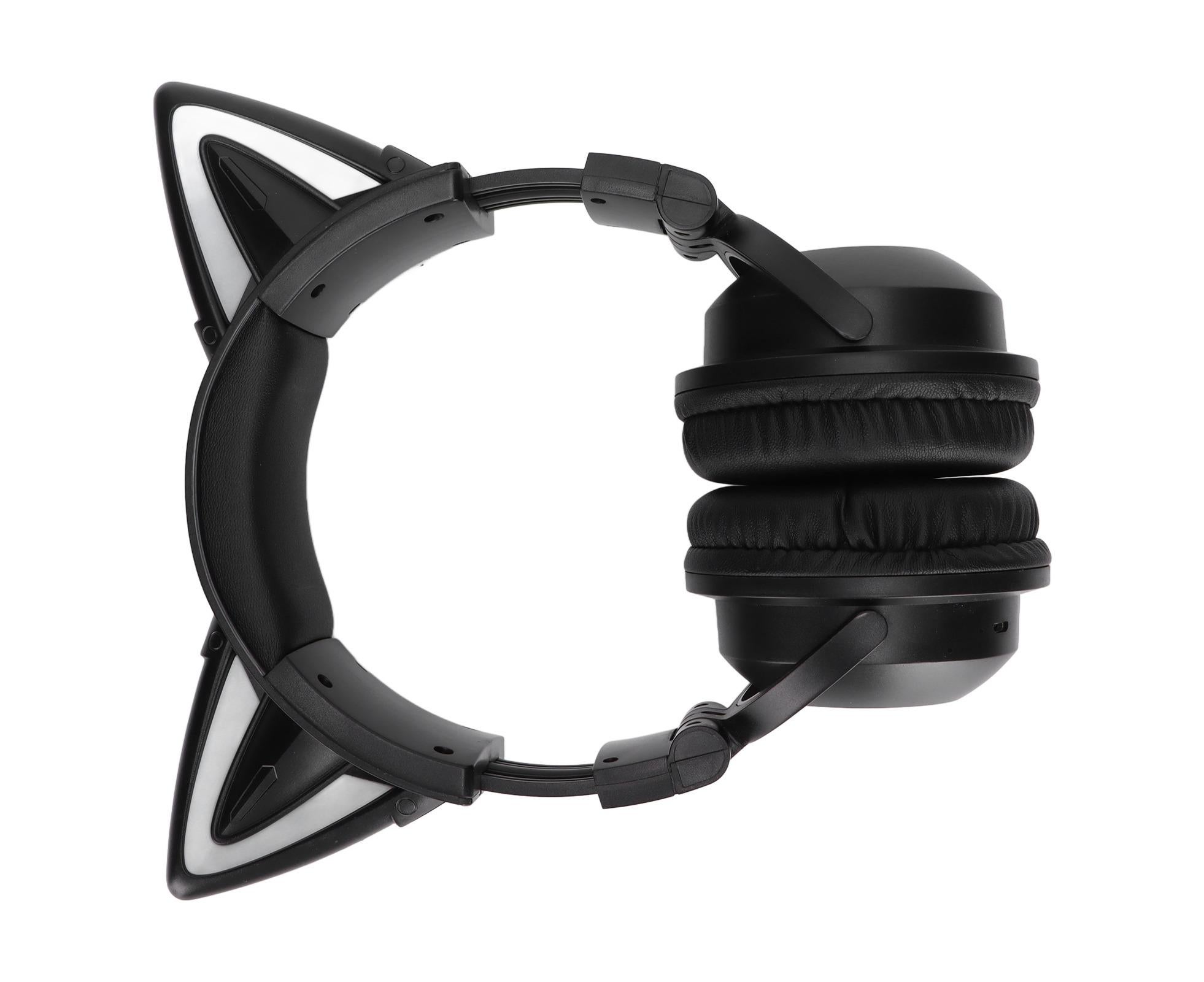 Cat Ear Bluetooth Headset Stereo Headset with Microphone LED Cute Cat Headset for Girls babies - Image 5
