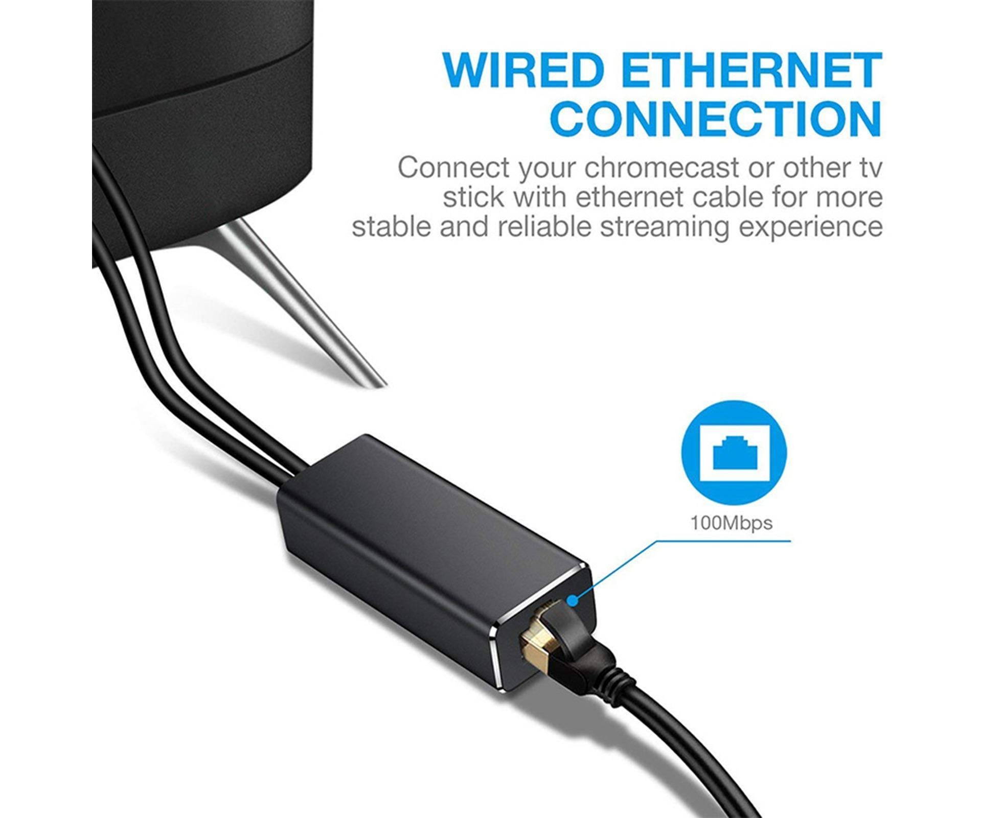 Wired Network Card High-speed Anti-interference Plug Play Micro USB2.0 10/100Mbps External WiFi Network Card for Desktop - Black - Image 5
