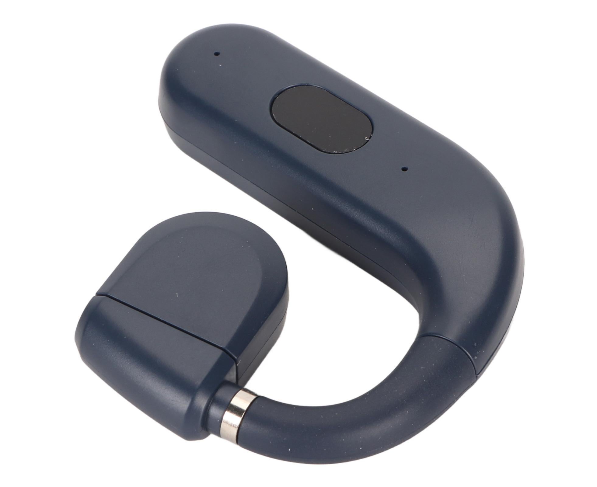 Bluetooth Headset BT 5.3 Noise Cancelling HD Calls Long Battery Life Single Ear Earpiece for Business Sports Game Blue - Image 4