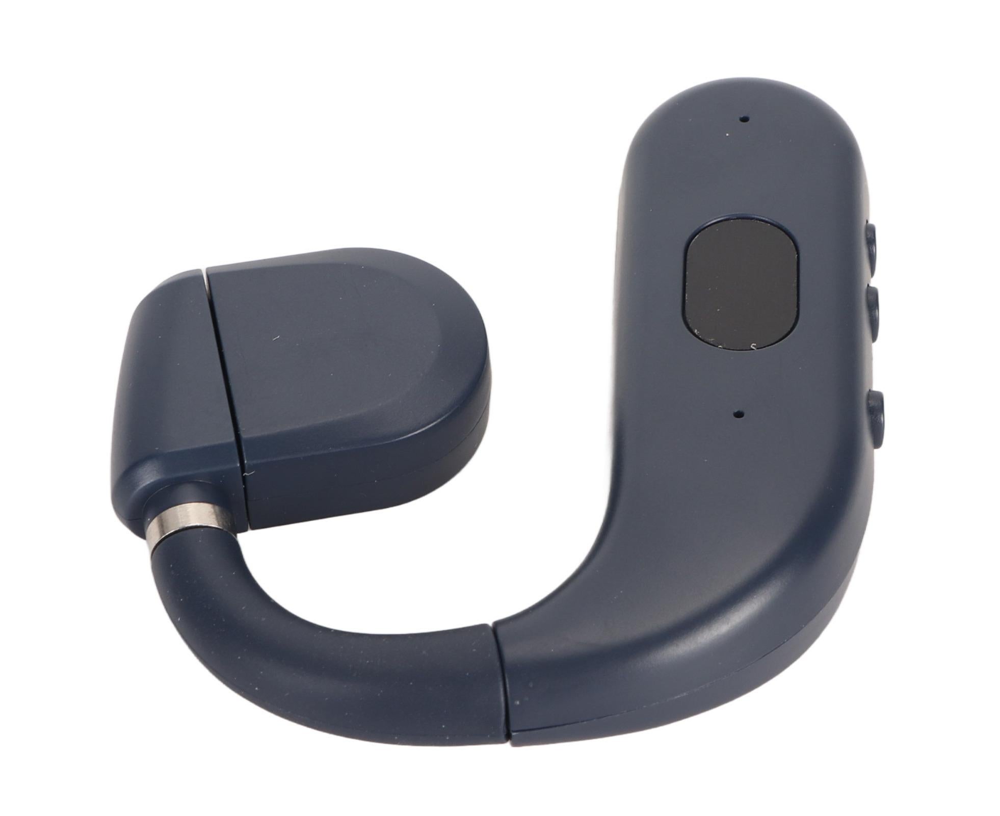 Bluetooth Headset BT 5.3 Noise Cancelling HD Calls Long Battery Life Single Ear Earpiece for Business Sports Game Blue - Image 5