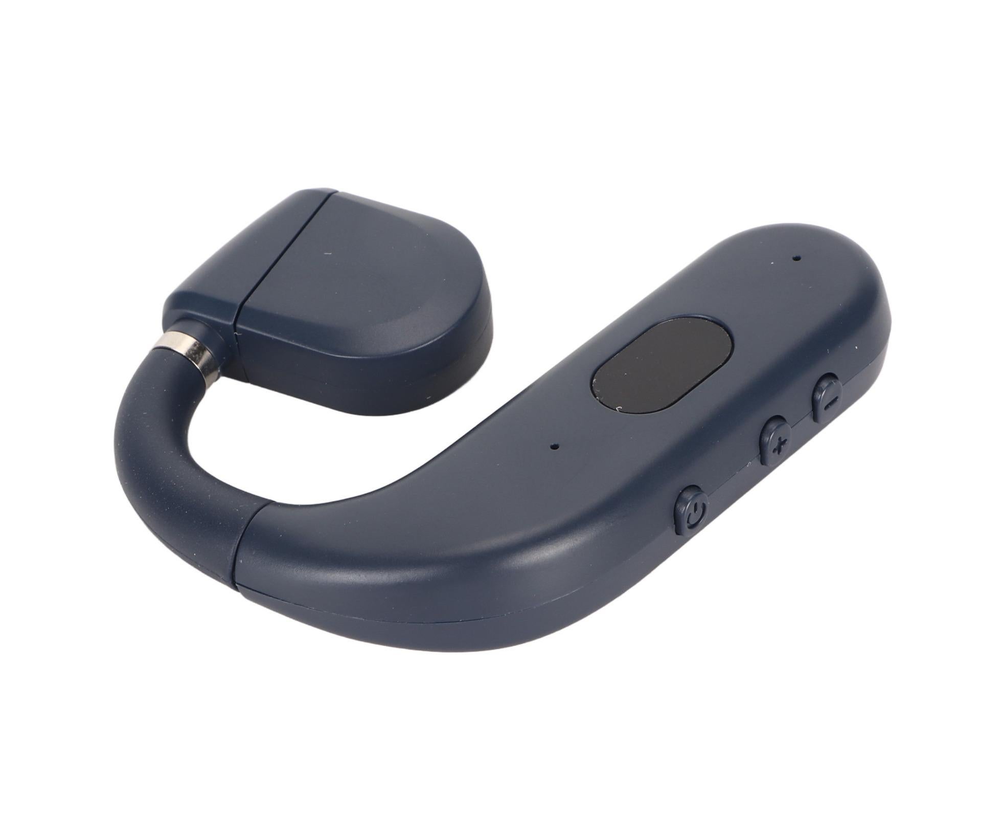 Bluetooth Headset BT 5.3 Noise Cancelling HD Calls Long Battery Life Single Ear Earpiece for Business Sports Game Blue - Image 6