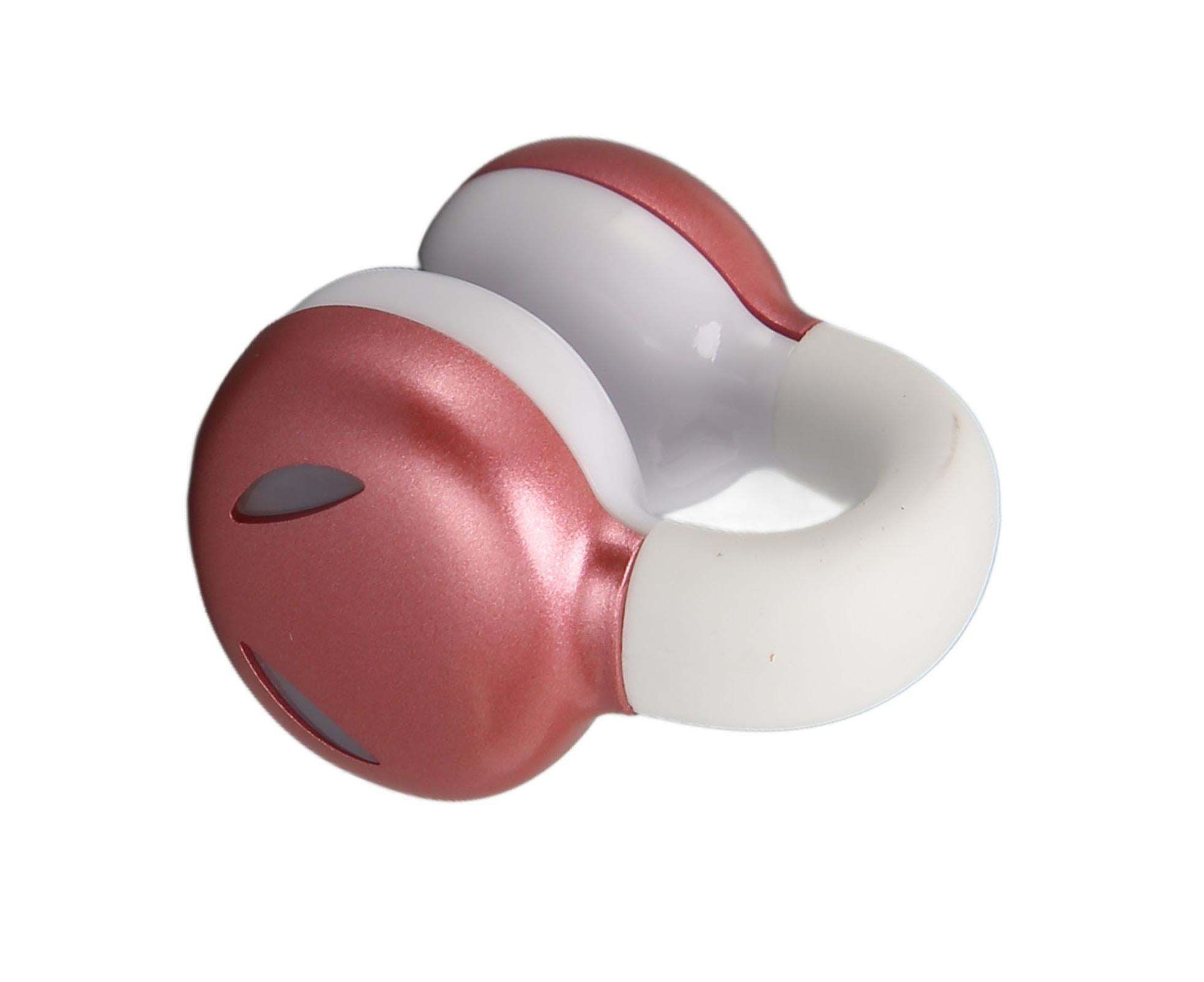Bluetooth Clip On Earphones HiFi Stereo Noise Cancelling Waterproof Clip On Open Ear Headphones for Sports Music Calling Pink - Image 1