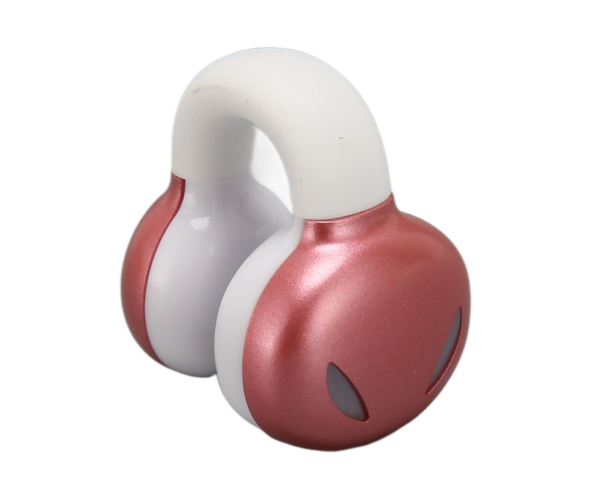 Bluetooth Clip On Earphones HiFi Stereo Noise Cancelling Waterproof Clip On Open Ear Headphones for Sports Music Calling Pink - Image 2