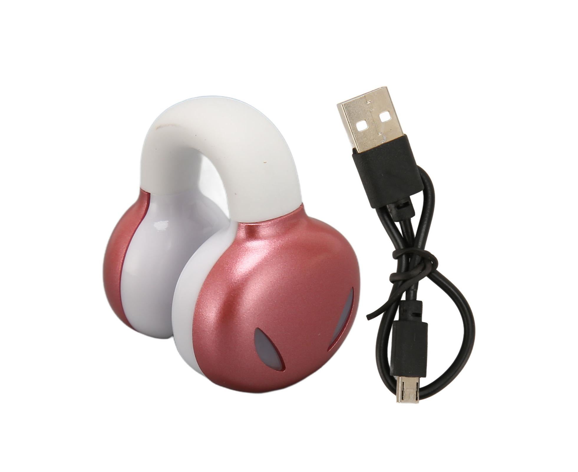 Bluetooth Clip On Earphones HiFi Stereo Noise Cancelling Waterproof Clip On Open Ear Headphones for Sports Music Calling Pink - Image 7