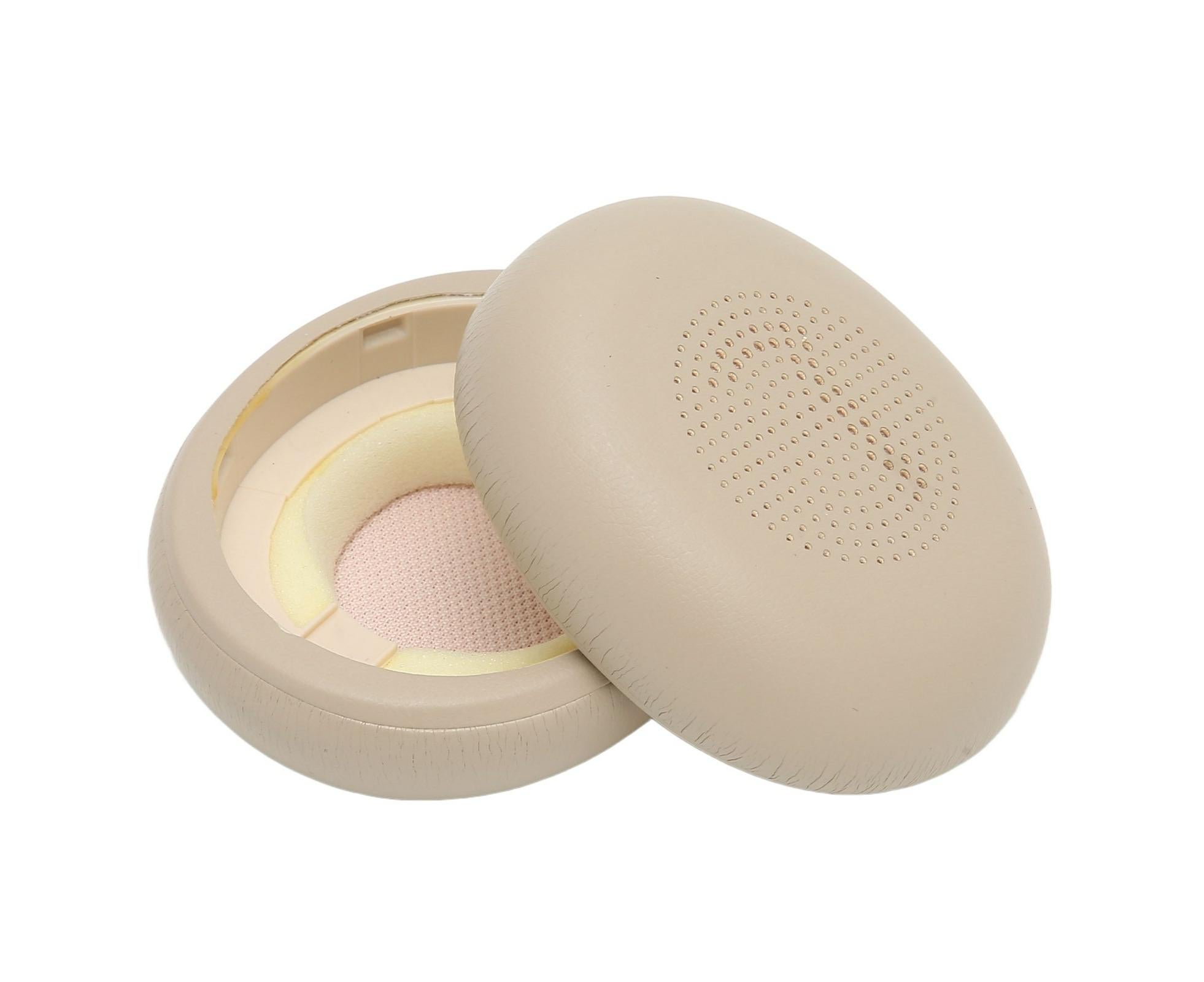 Headphone Earpads Professional Protein Leather Replacement Ear Pad Cushions for Jabra ELITE 45h Headphones Gold - Image 2
