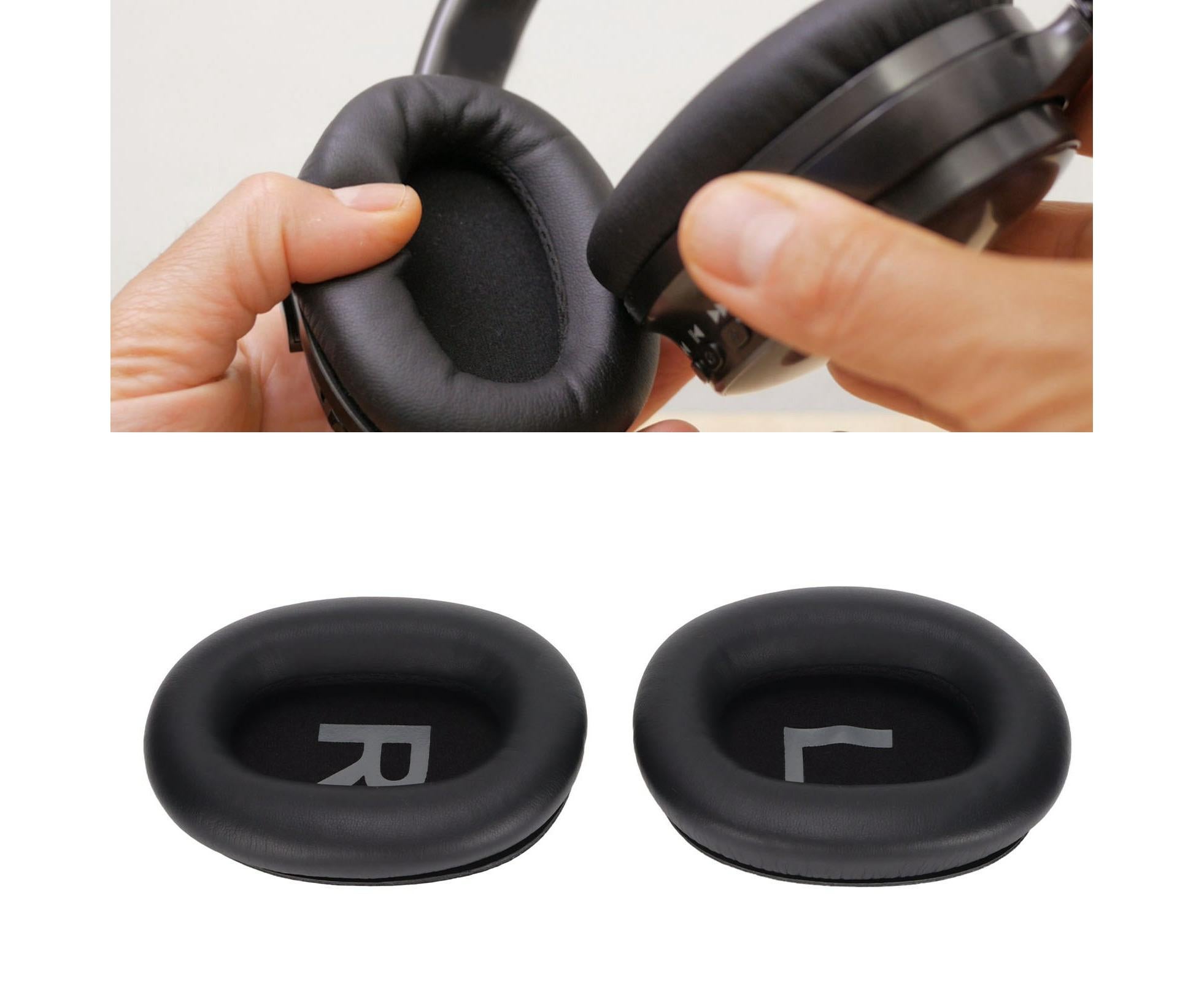 Headphone Ear Pads Protein Leather Replacement Cushions for Mpow H12 Noise Cancelling Headset - Image 3