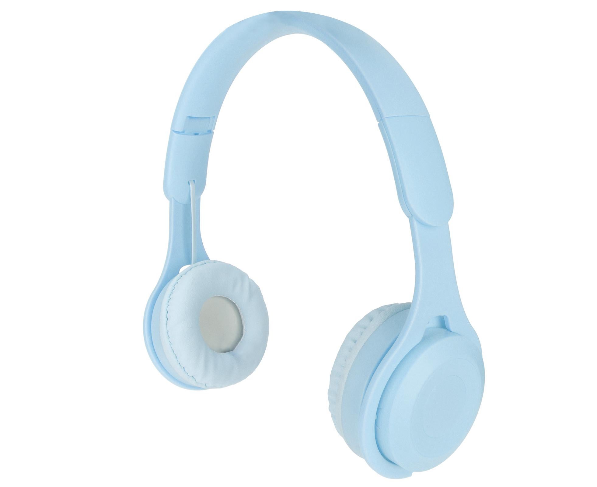 Y08 babies Headphone Macaron Stylish Stereo Sound Foldable Plug in Card Bluetooth Over Ear Headphones Blue - Image 2