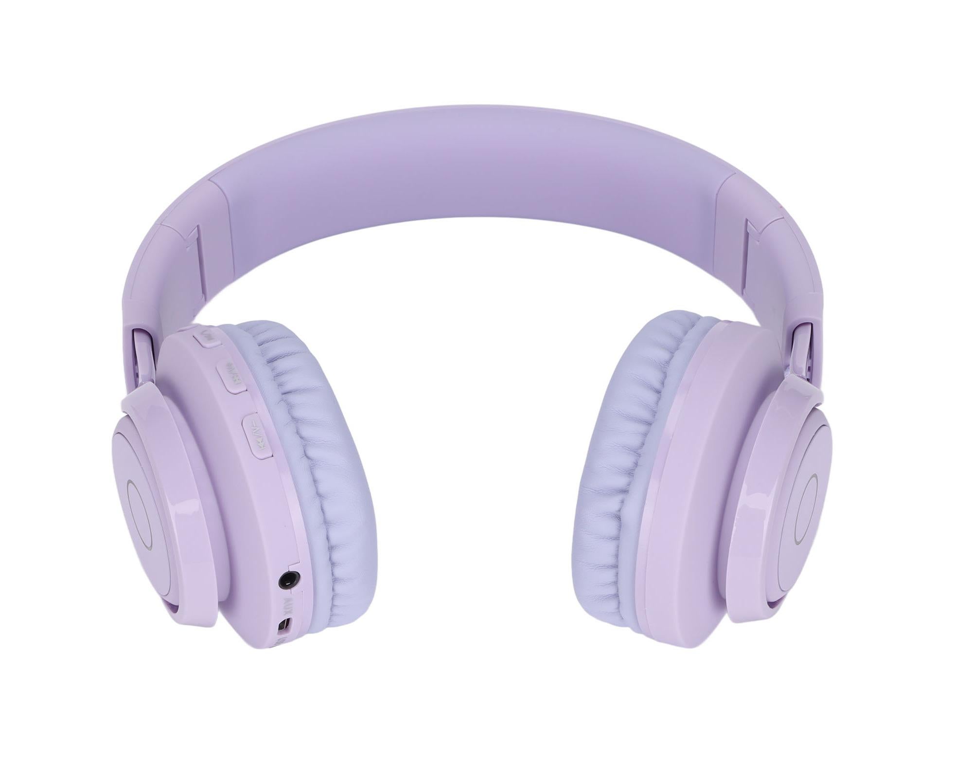 babies Bluetooth Headphones Foldable Ajustable RGB Colorful Light Headset with Mic for babies Study BT06C - Image 1