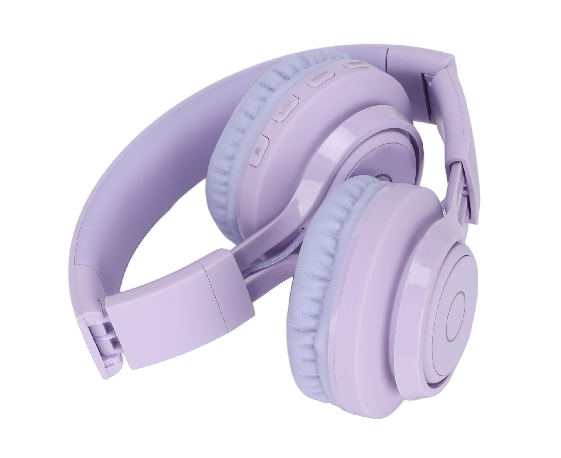 babies Bluetooth Headphones Foldable Ajustable RGB Colorful Light Headset with Mic for babies Study BT06C - Image 5