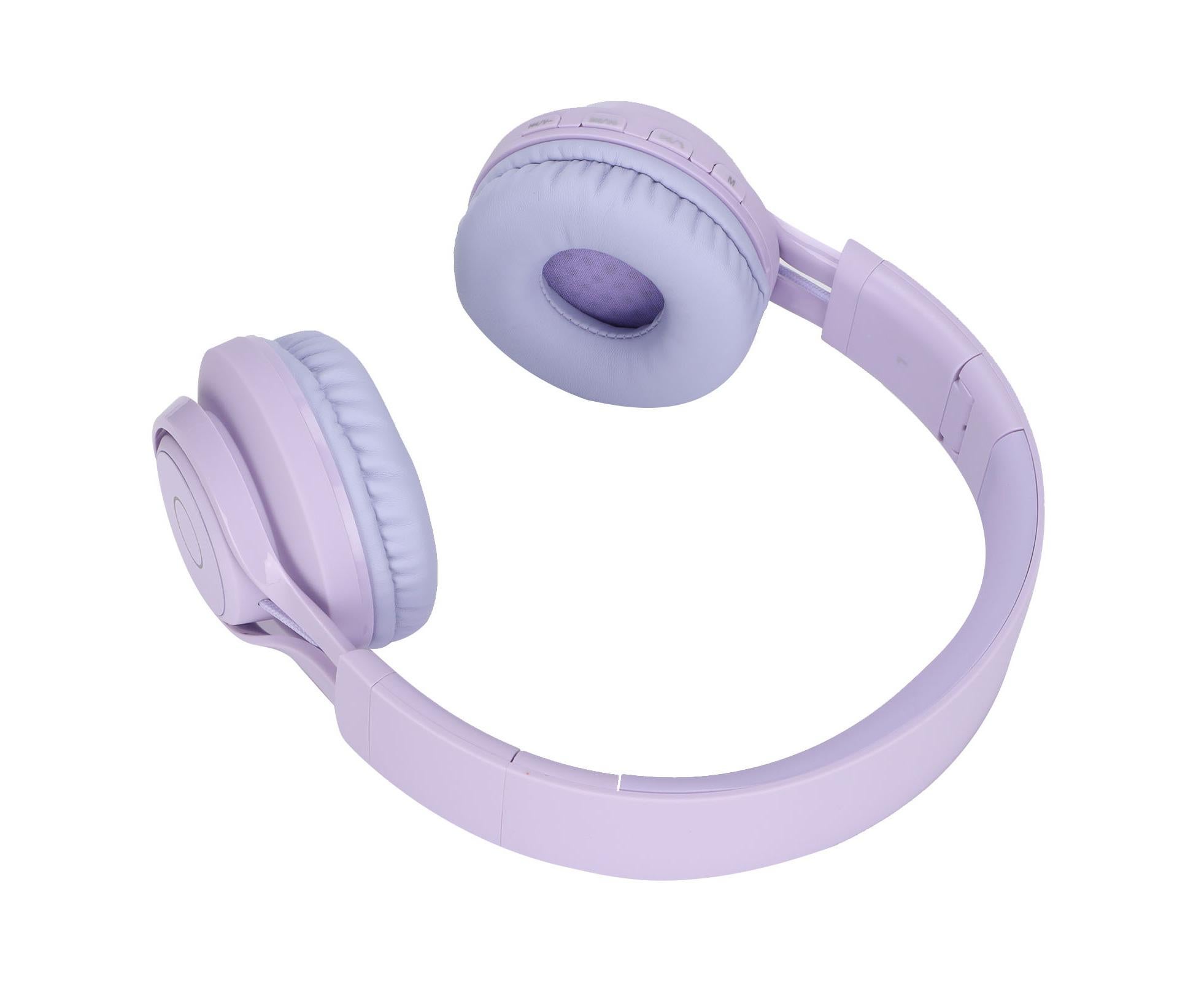 babies Bluetooth Headphones Foldable Ajustable RGB Colorful Light Headset with Mic for babies Study BT06C - Image 6