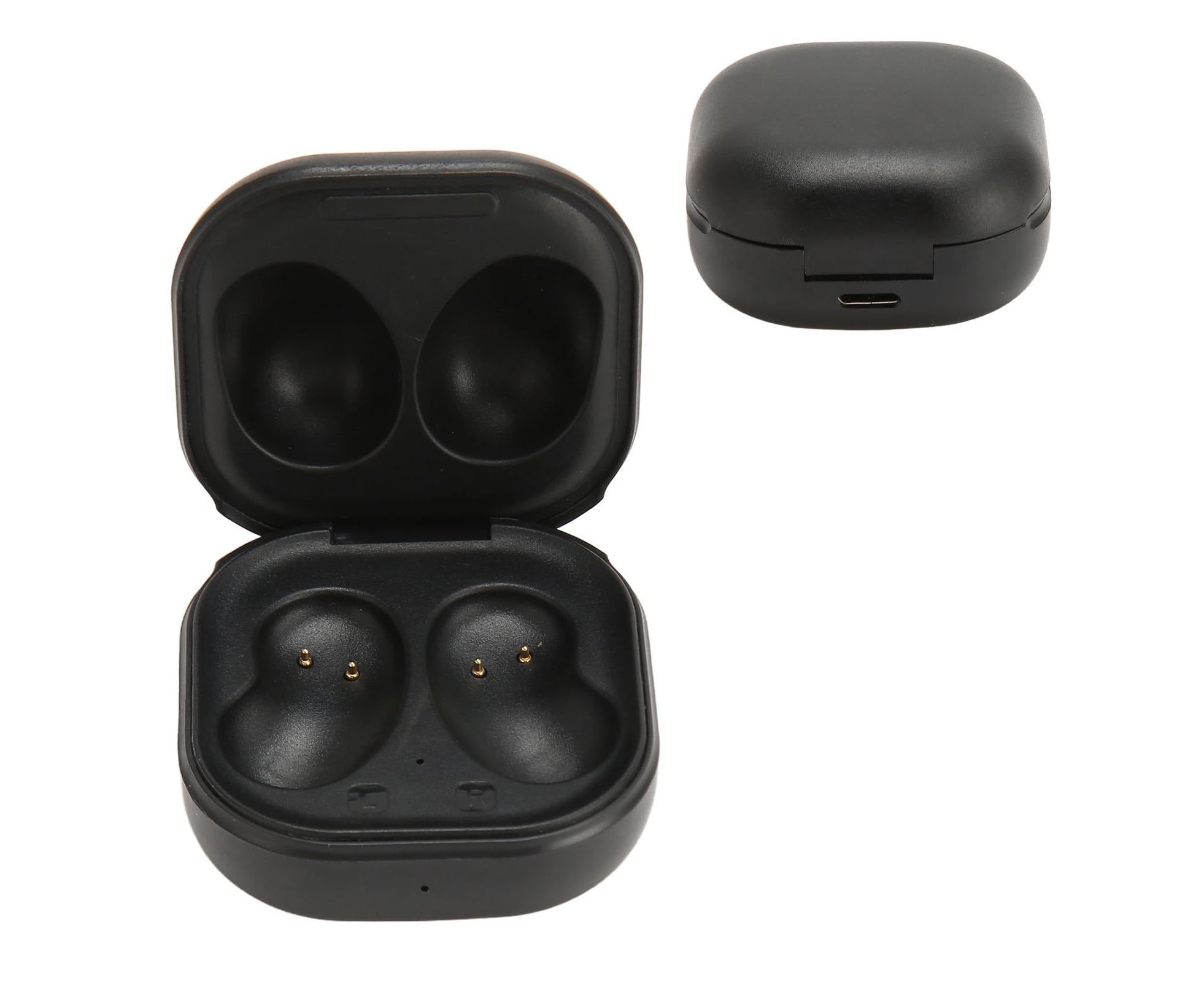 Charging Case Replacement 600mAh USB C Wired Earbuds for Galaxy Buds Live SM R180 Black - Image 5