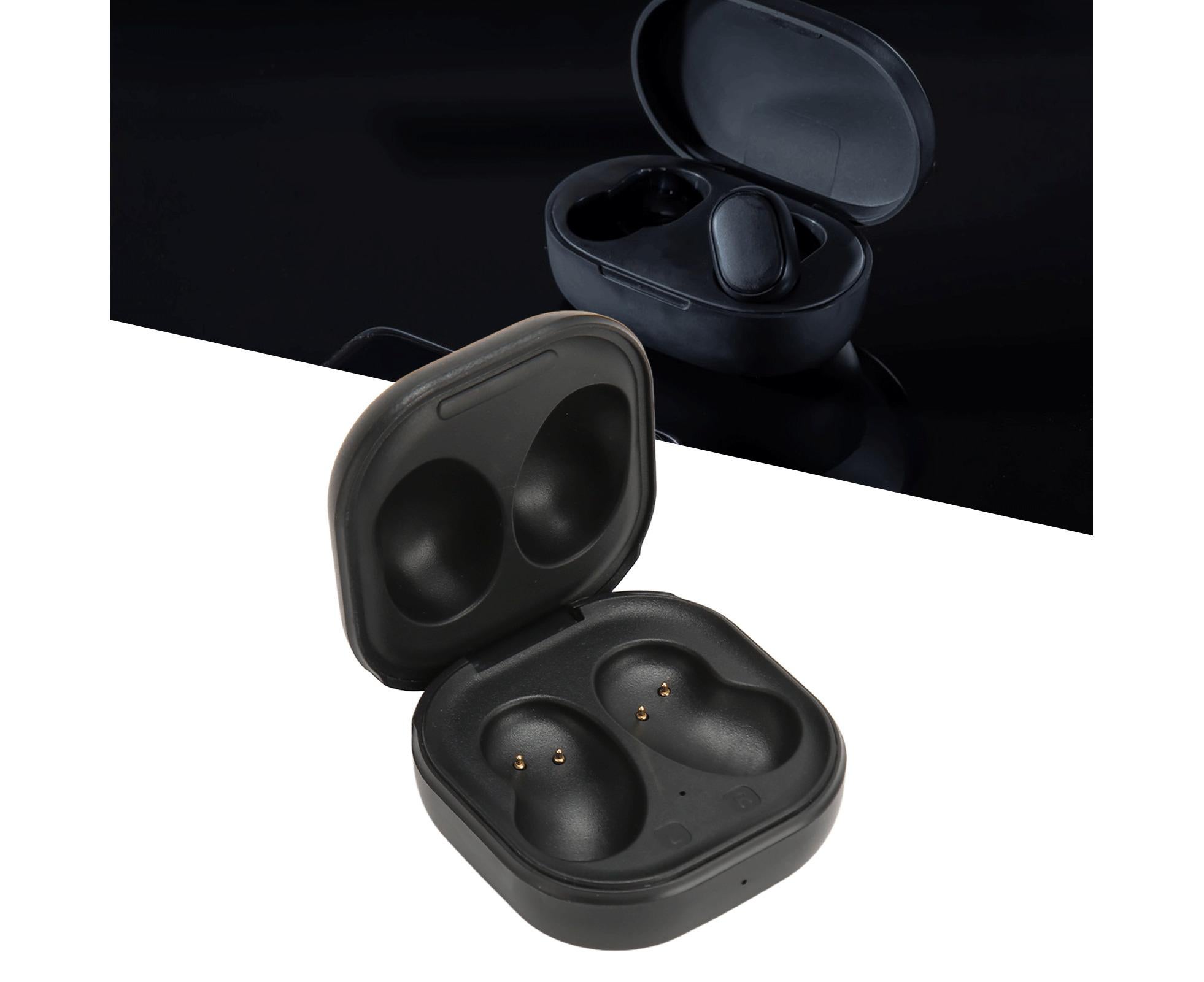 Charging Case Replacement 600mAh USB C Wired Earbuds for Galaxy Buds Live SM R180 Black - Image 6