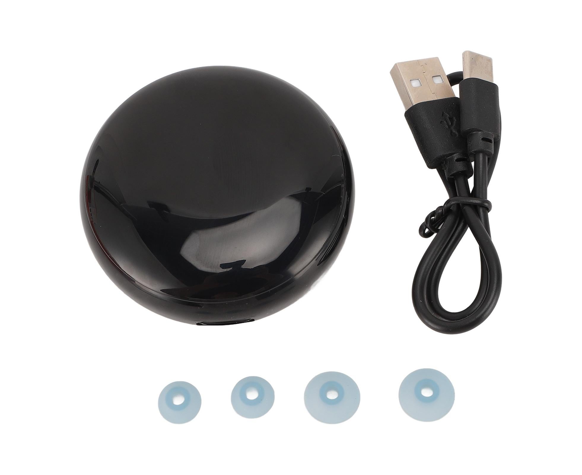 Language Translator Earbuds Two Way Translation Earphones Real Time Headset With 144 Languages Bluetooth Online For Traveling Business Learning Black - Image 1