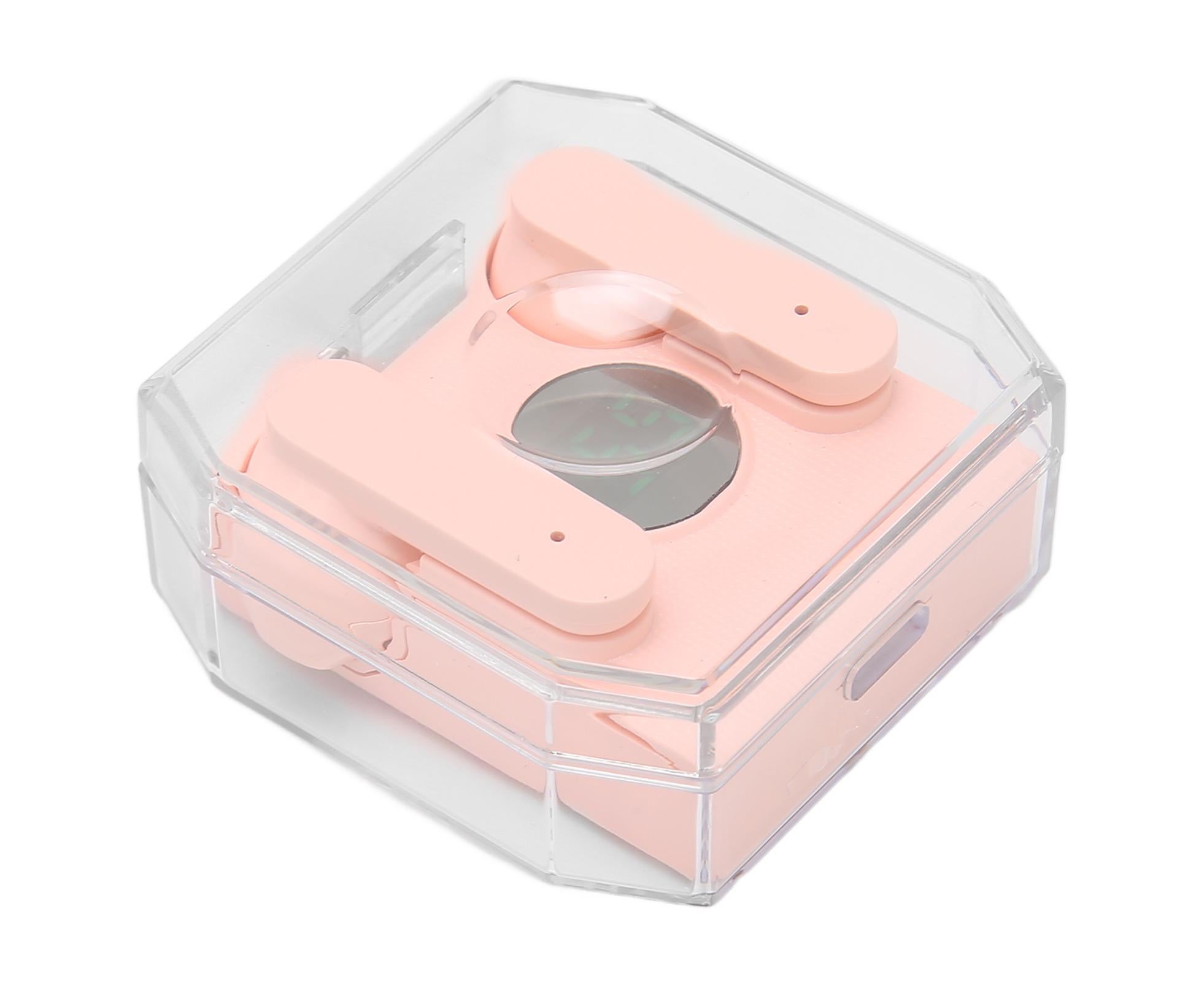 Smart Voice Translator Earbuds Support 144 Languages Online Translation Power Display Translating Headset for Traveling Pink - Image 4