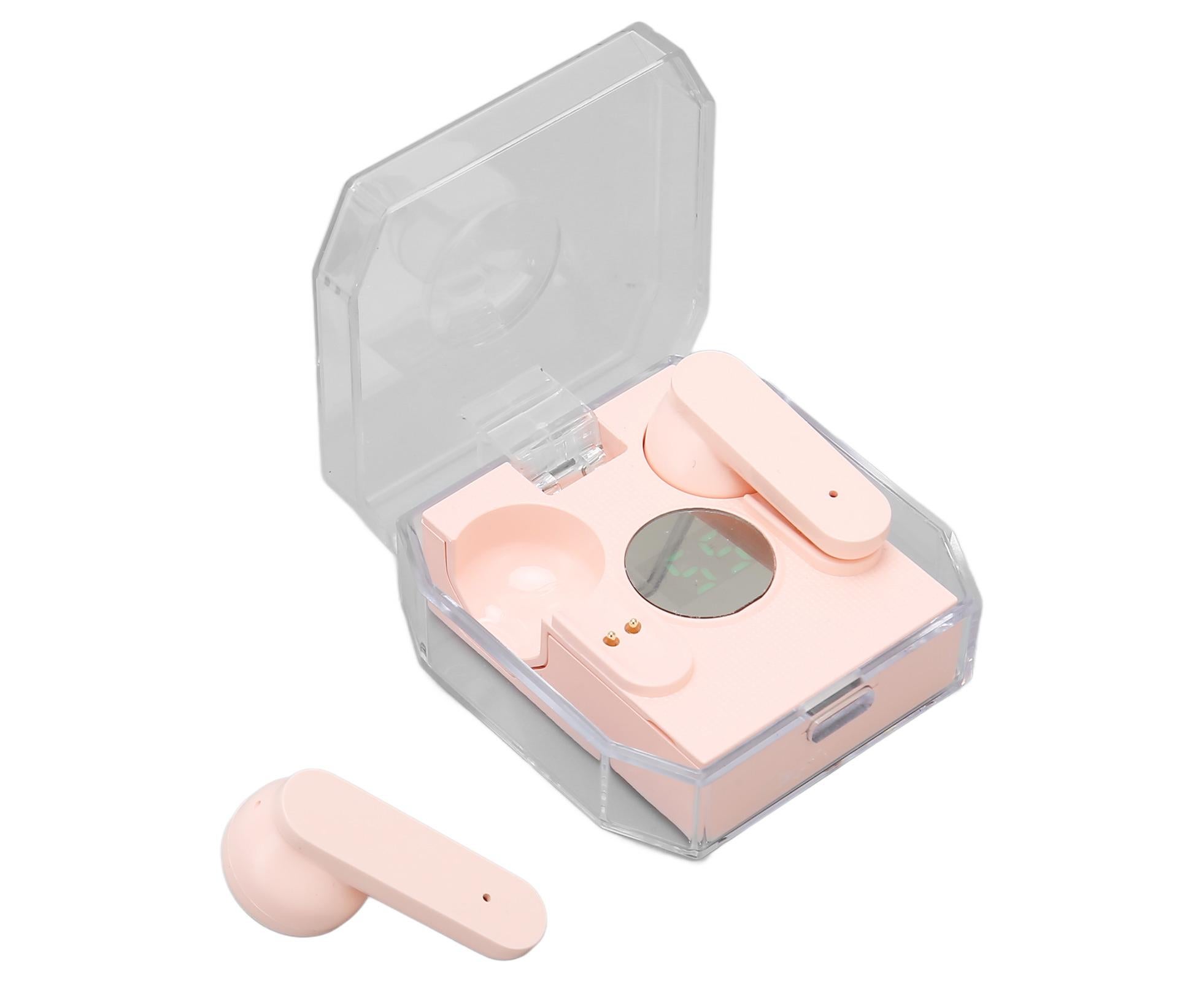 Smart Voice Translator Earbuds Support 144 Languages Online Translation Power Display Translating Headset for Traveling Pink - Image 5