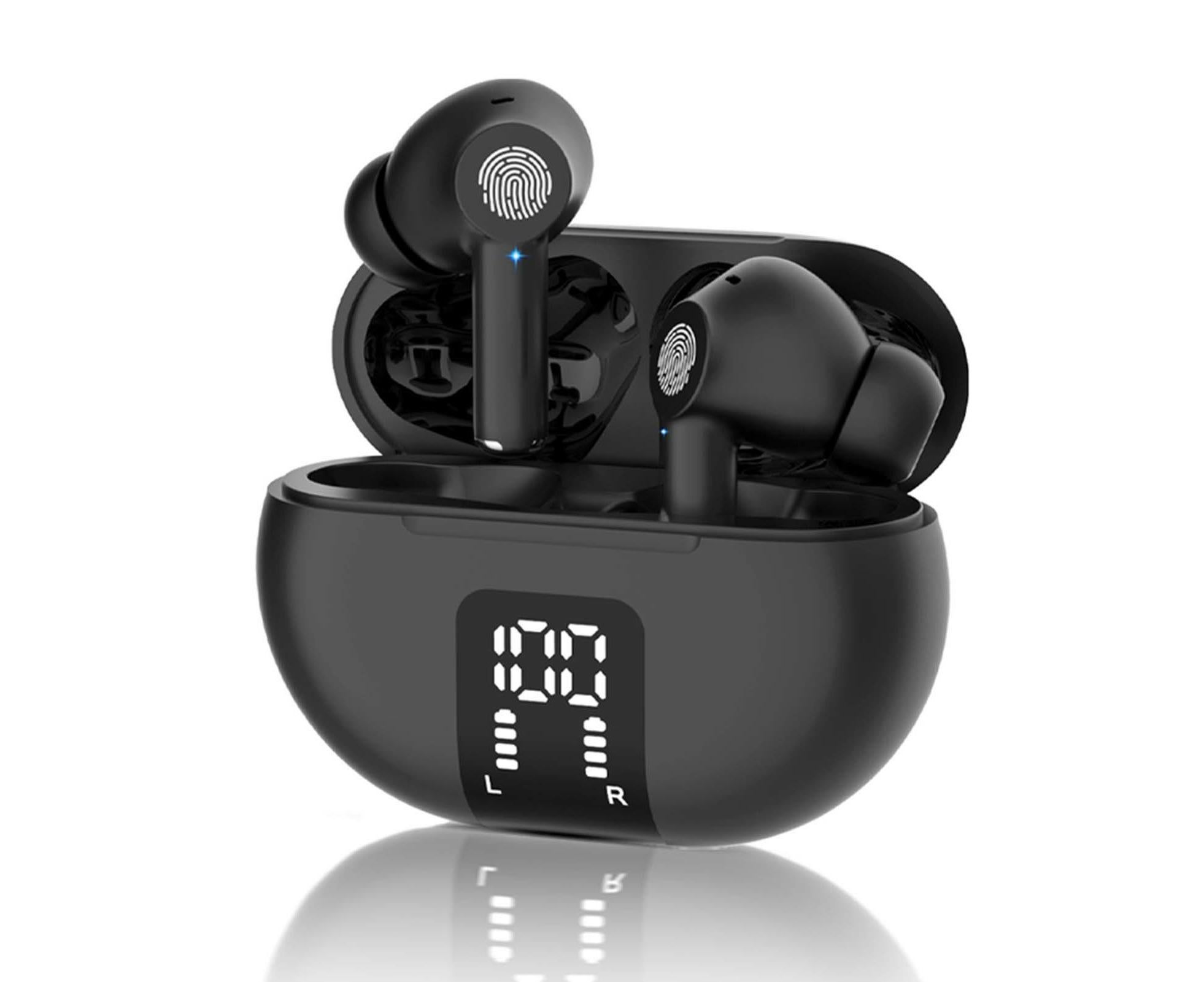 Translator Earbuds Real-Time Language Headphones with BT Connectivity Translation in Over 100 Languages Standby Time Approx Hours - Image 1