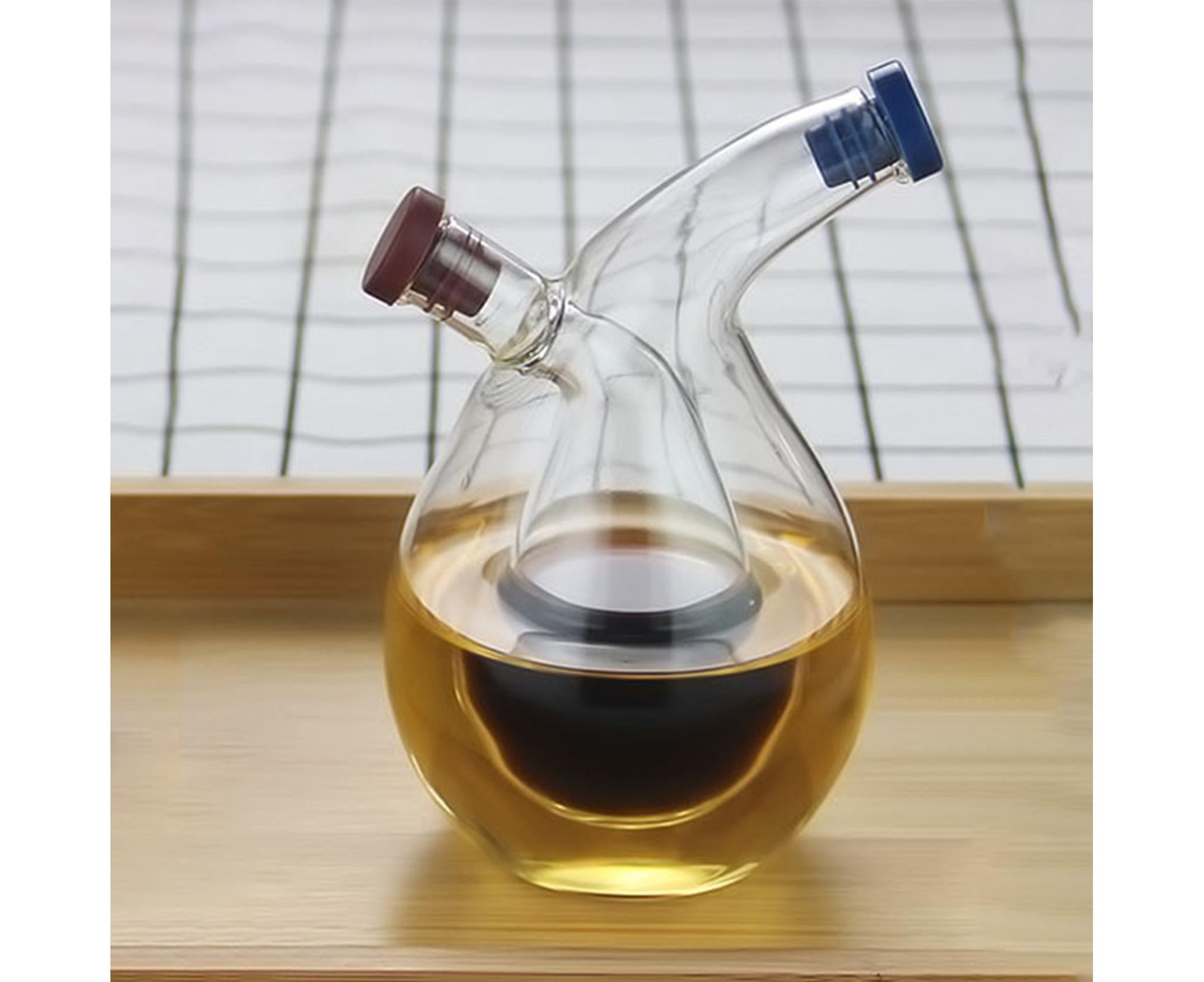 280ml Sauce Bottle Glass Seasoning Storage Bottle-Transparent - Image 3