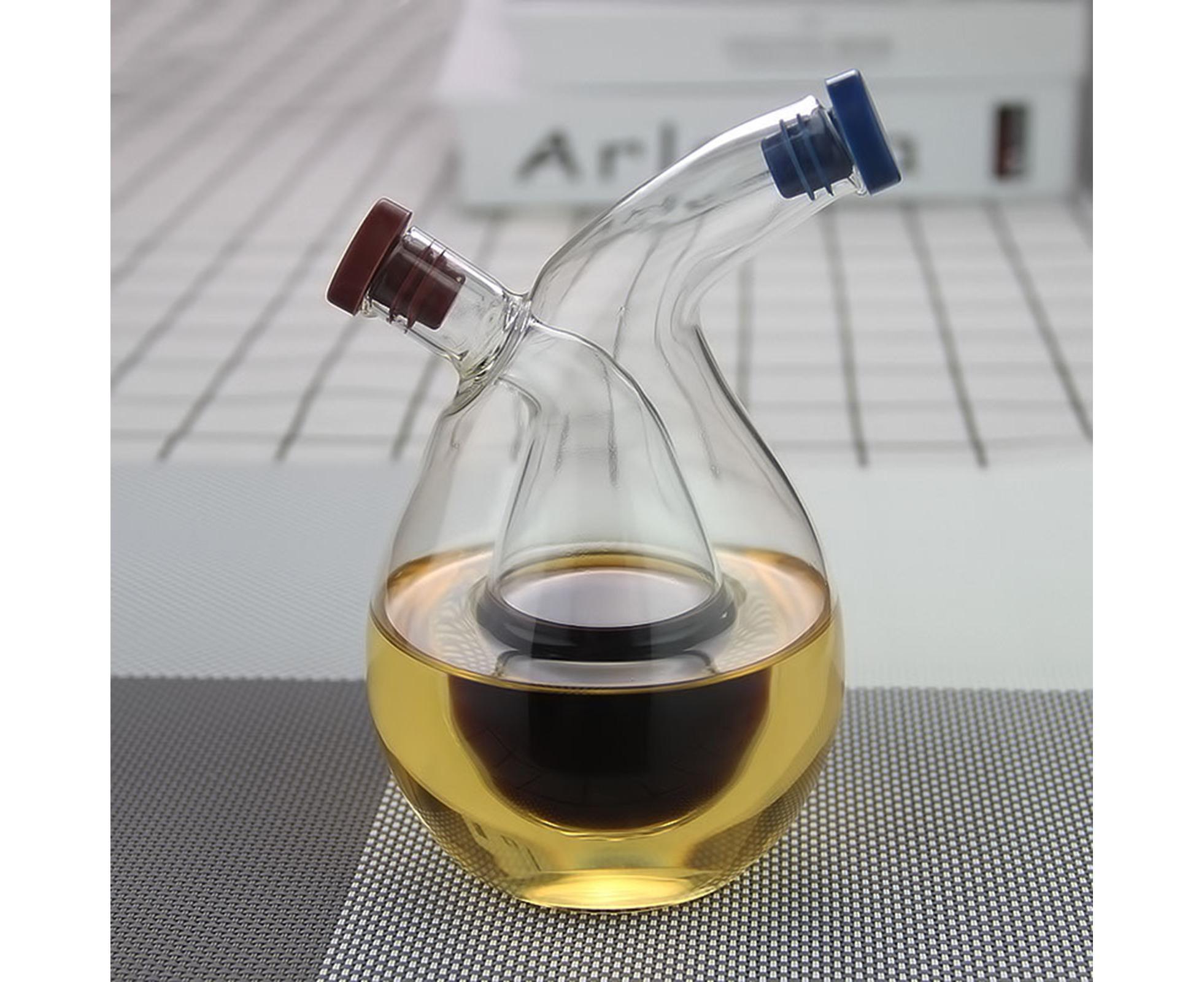 280ml Sauce Bottle Glass Seasoning Storage Bottle-Transparent - Image 5