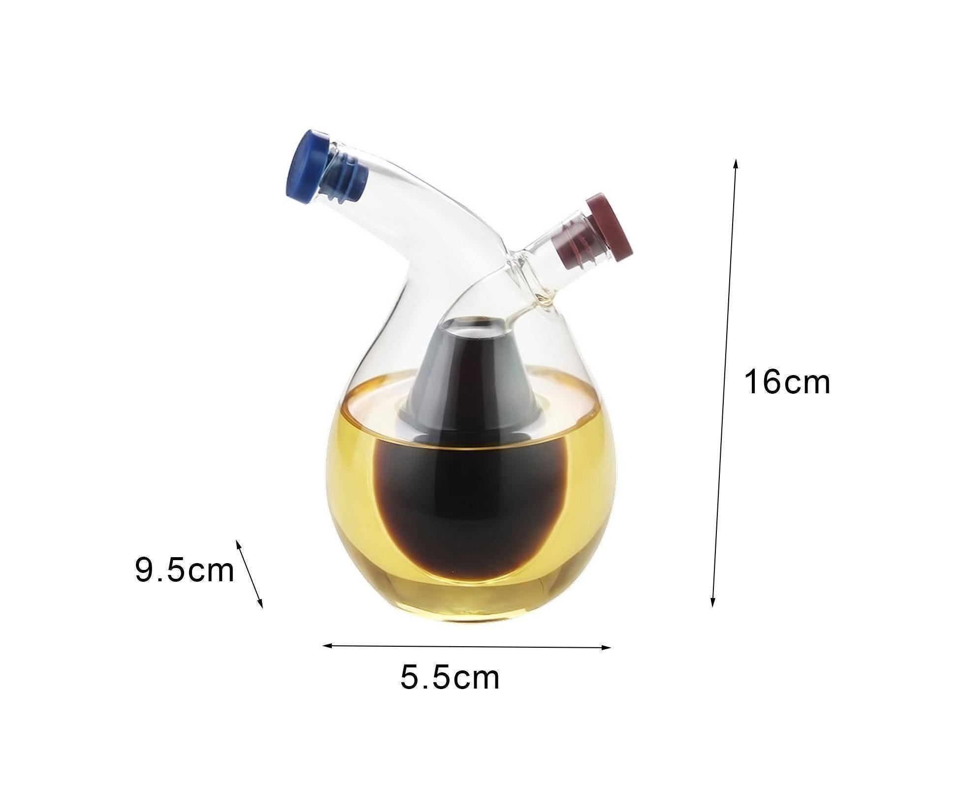 280ml Sauce Bottle Glass Seasoning Storage Bottle-Transparent - Image 6