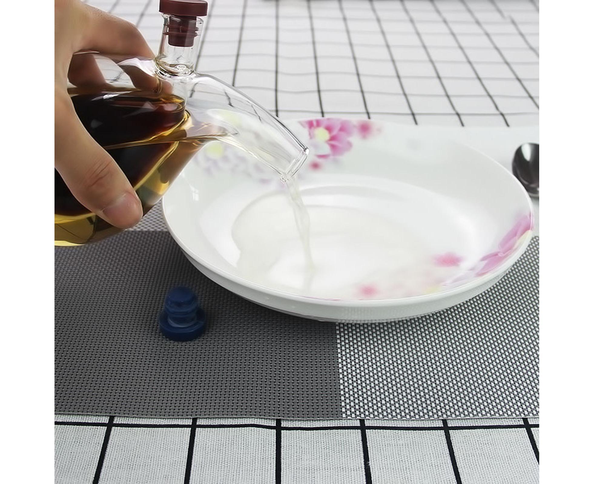 280ml Sauce Bottle Glass Seasoning Storage Bottle-Transparent - Image 8