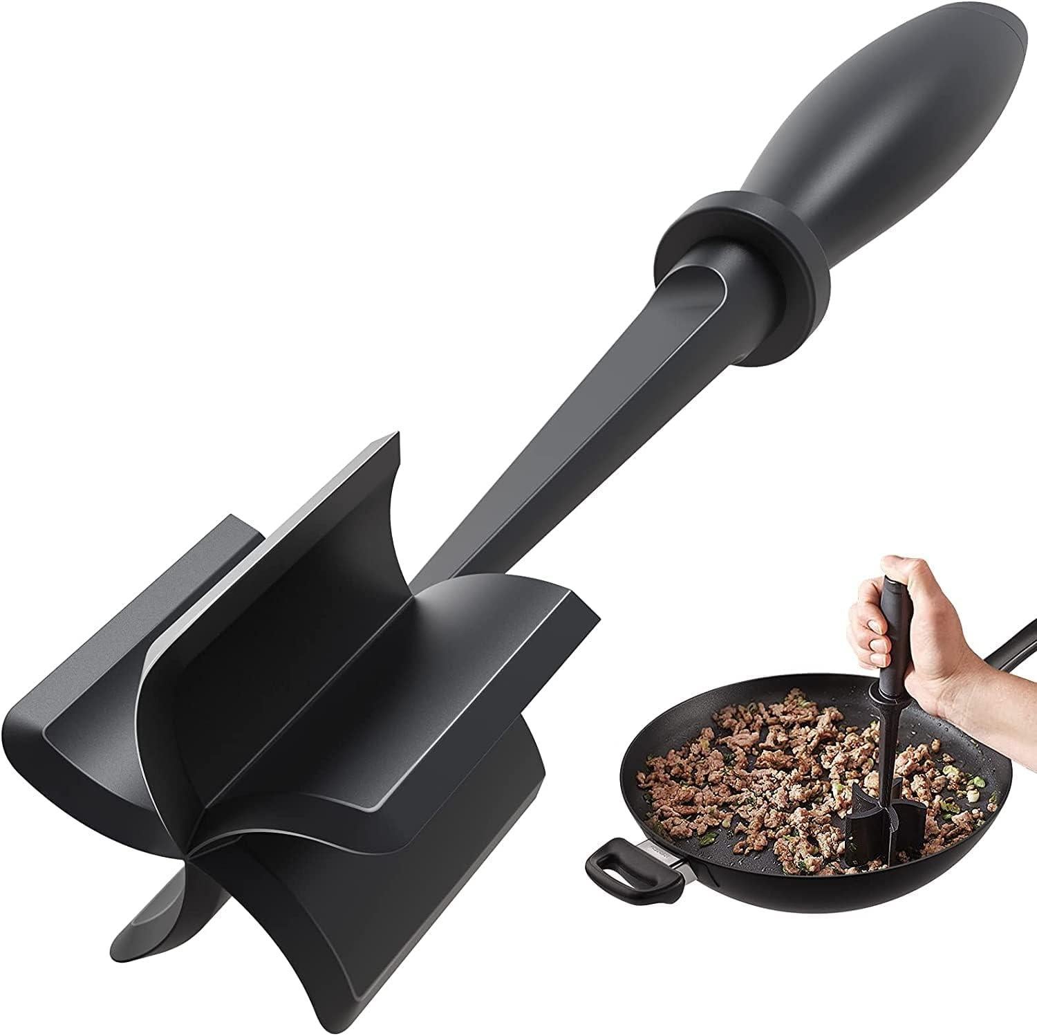 Meat Grinder, Hamburger Grinder, Masher and Burger Masher Premium Heat Resistant Burger Meat Grinder - Image 1