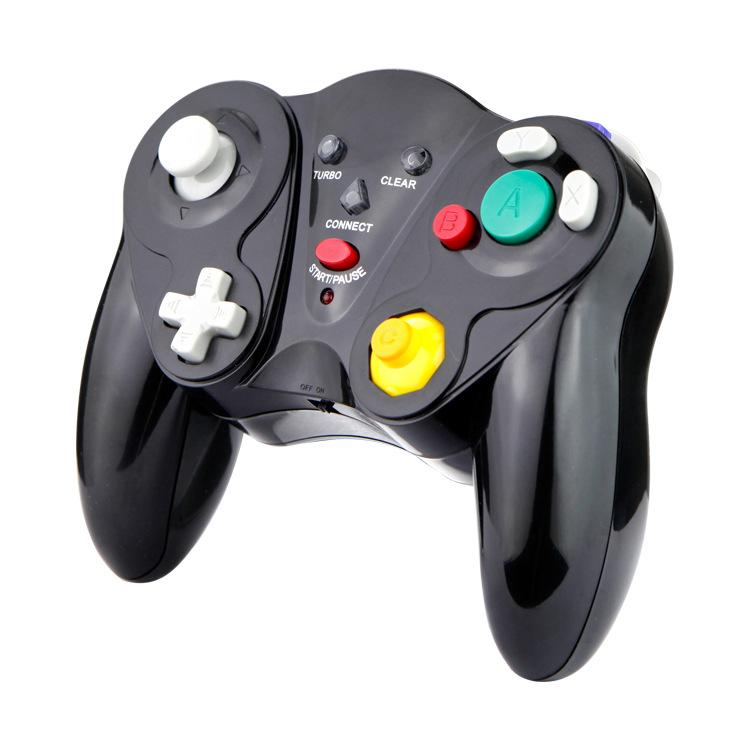 Wireless Game Controller for GC - 2.4Ghz Gamepad with Turbo & Vibration - Compatible with GC Console - Black - Image 2