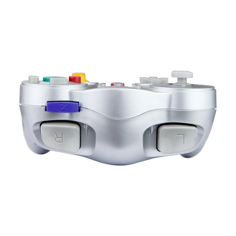Wireless Game Controller for GC - 2.4Ghz Gamepad with Turbo & Vibration - Compatible with GC Console - Silver - Image 4