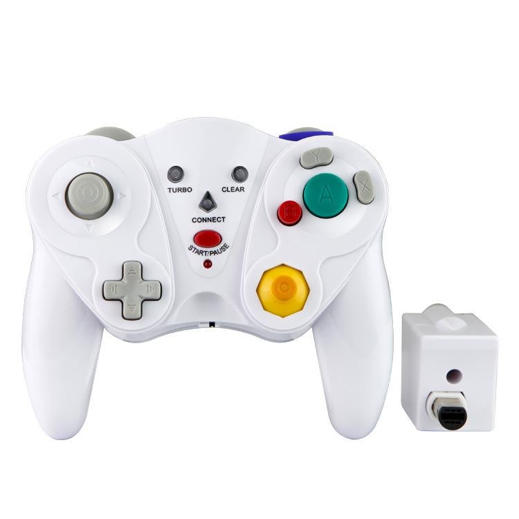 Wireless Game Controller for GC - 2.4Ghz Gamepad with Turbo & Vibration - Compatible with GC Console - White - Image 1