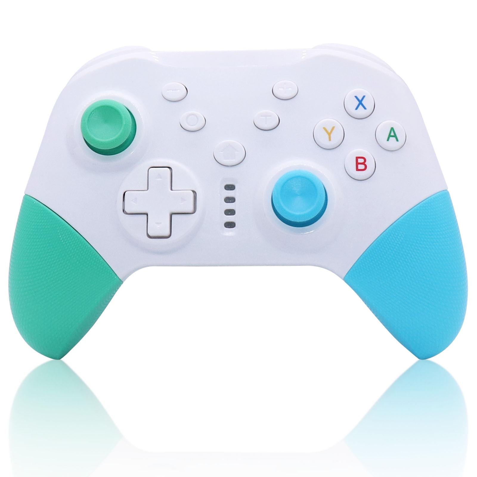 Wireless Game Controller for Switch,PC,Android & PS3 - Pro Gaming Gamepad with Bluetooth,Turbo & Vibration - Colorful - Image 1