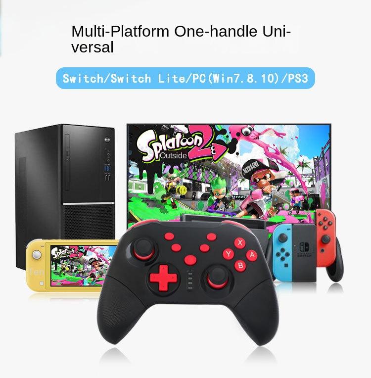 Wireless Game Controller for Switch,PC,Android & PS3 - Pro Gaming Gamepad with Bluetooth,Turbo & Vibration - Colorful - Image 5