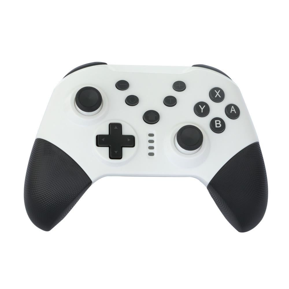 Wireless Game Controller for Switch,PC,Android & PS3 - Pro Gaming Gamepad with Bluetooth,Turbo & Vibration - White Black - Image 1