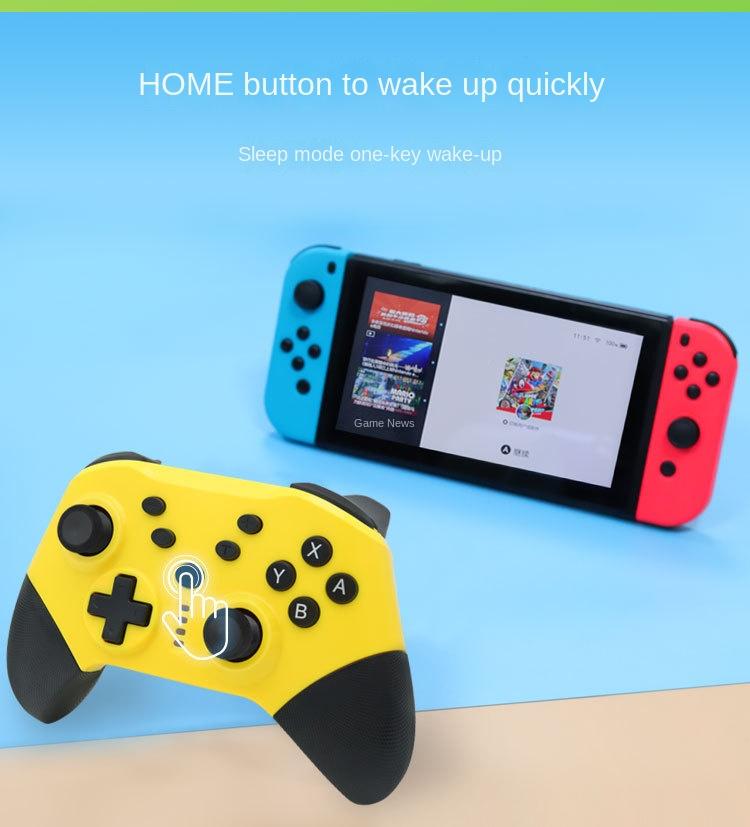 Wireless Game Controller for Switch,PC,Android & PS3 - Pro Gaming Gamepad with Bluetooth,Turbo & Vibration - White Black - Image 6