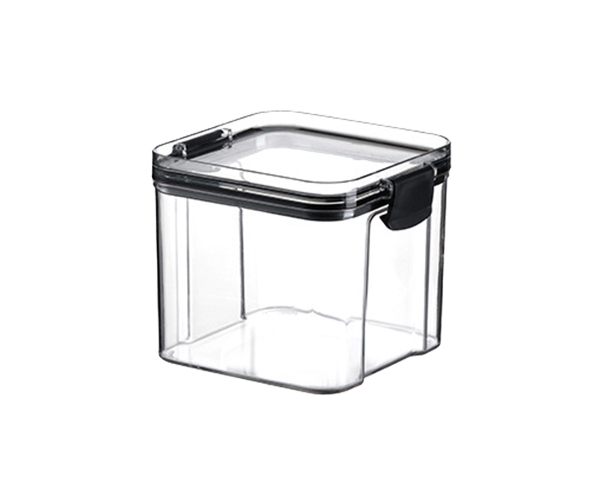 Clear Food Storage Box Container Moisture Proof Grain Bottle Jar Kitchen Supply-2 - Image 1