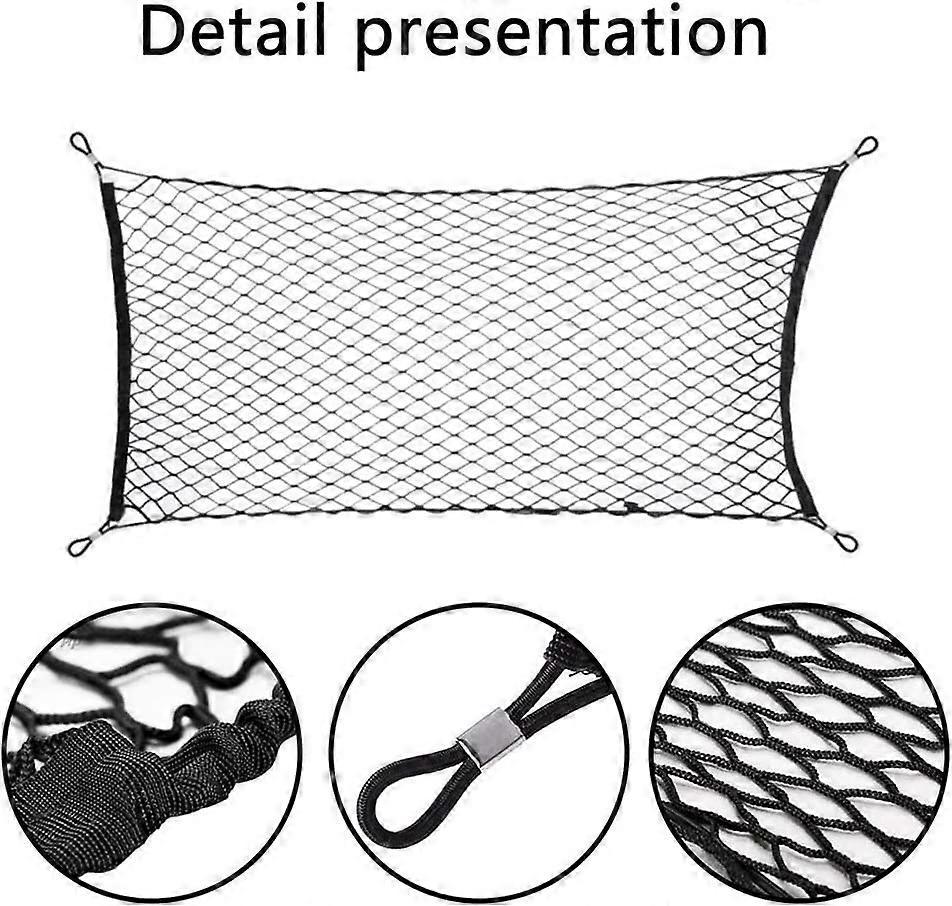 Universal Car Storage Net, Luggage Storage Net, Car Trunk Net, Car Accessories Net, babies  Luggage Net, For SUV Truck Black - Image 3