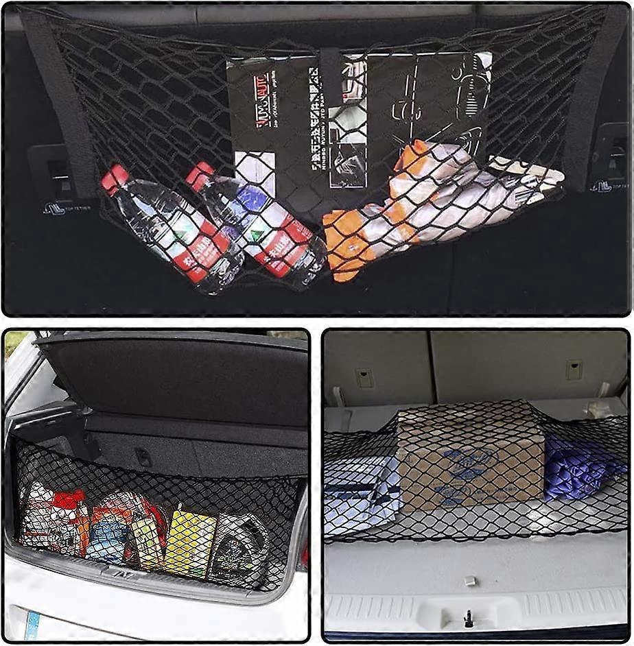 Universal Car Storage Net, Luggage Storage Net, Car Trunk Net, Car Accessories Net, babies  Luggage Net, For SUV Truck Black - Image 5