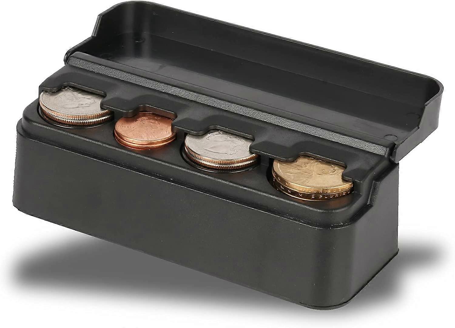 Universal Car Coin Change Organizer Compatible with Coins of Different Sizes, Car Interior Accessories - Image 1