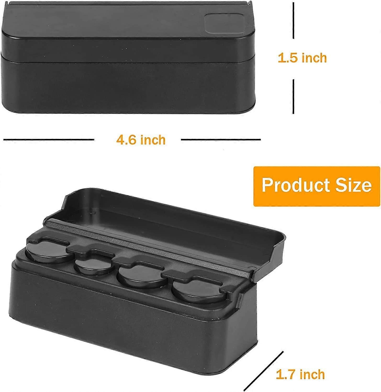 Universal Car Coin Change Organizer Compatible with Coins of Different Sizes, Car Interior Accessories - Image 2