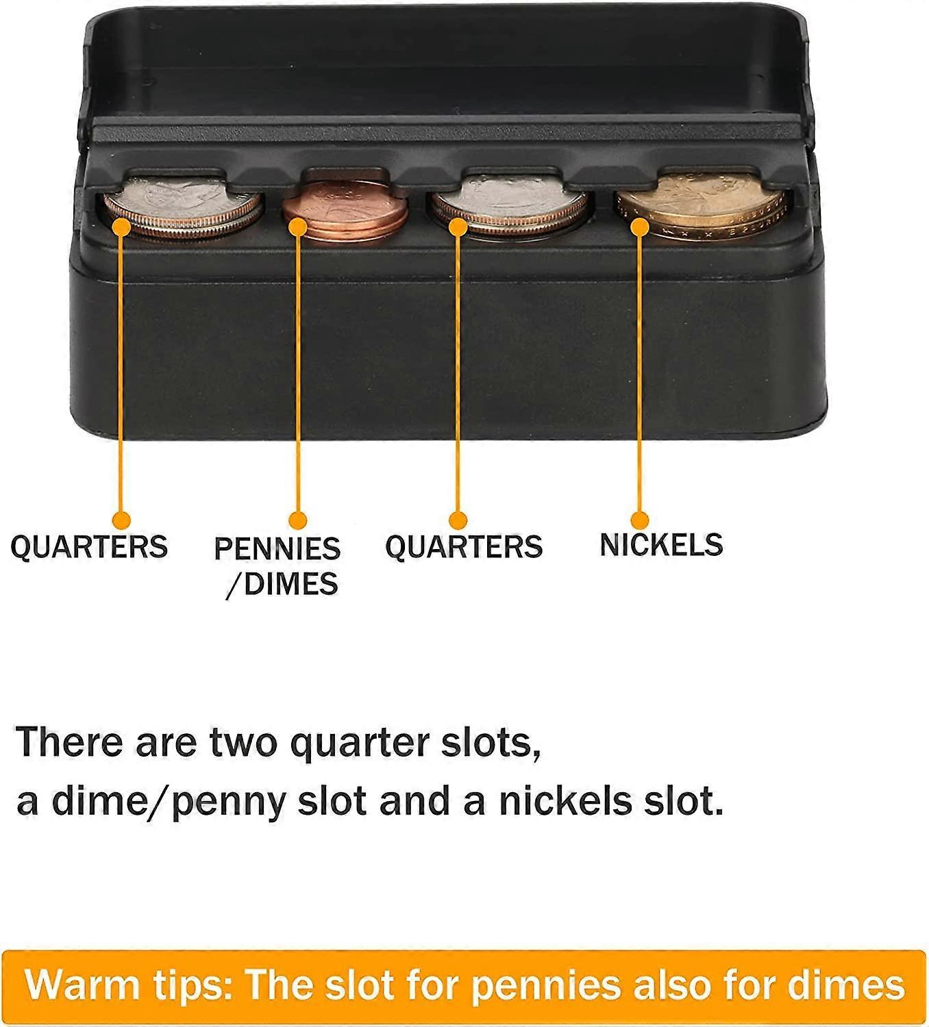 Universal Car Coin Change Organizer Compatible with Coins of Different Sizes, Car Interior Accessories - Image 3