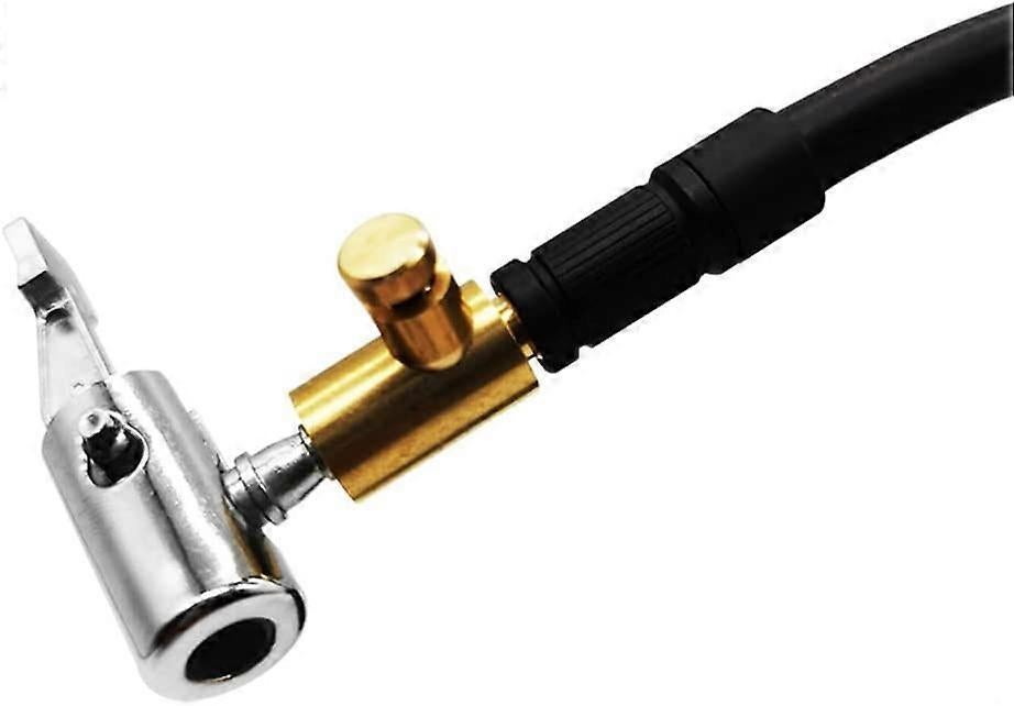 Car Tire Valve Adapter,iSpchen Portable Car Tire Inflator Mouthpiece Threaded Mouth Adapter Car Air Pump Connector Accessories Not Deflate - Image 2