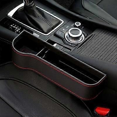2pcs Car Front Seat Organizer Interior Storage Accessories Car Trunk Organizer Side Gap PU Leather for Side Storage Box - Image 1