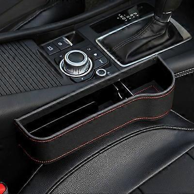 2pcs Car Front Seat Organizer Interior Storage Accessories Car Trunk Organizer Side Gap PU Leather for Side Storage Box - Image 2