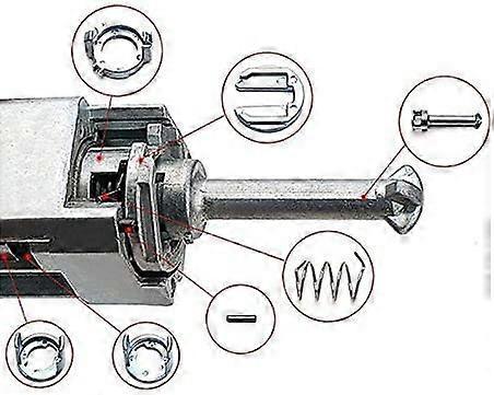 1set Auto Car Front Left Right Door Lock Cylinder Repair Kit Replacement Parts For BMW E46 3 SERIES Car Accessories - Image 2