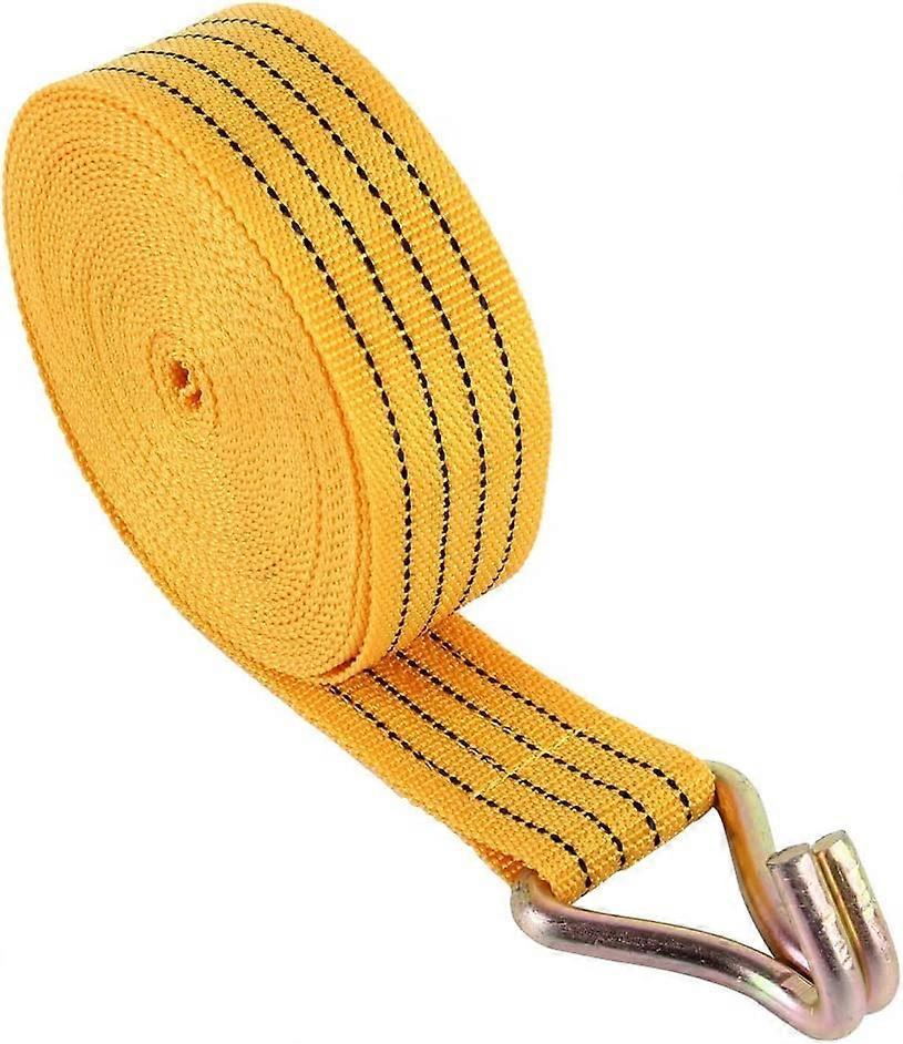 10m4.6cm 2 Ton Car Bundled Device with Hook And Buckle High Strength Cable Cord Heavy Duty Recovery Securing Accessories for Cars Trucks Durable - Image 1