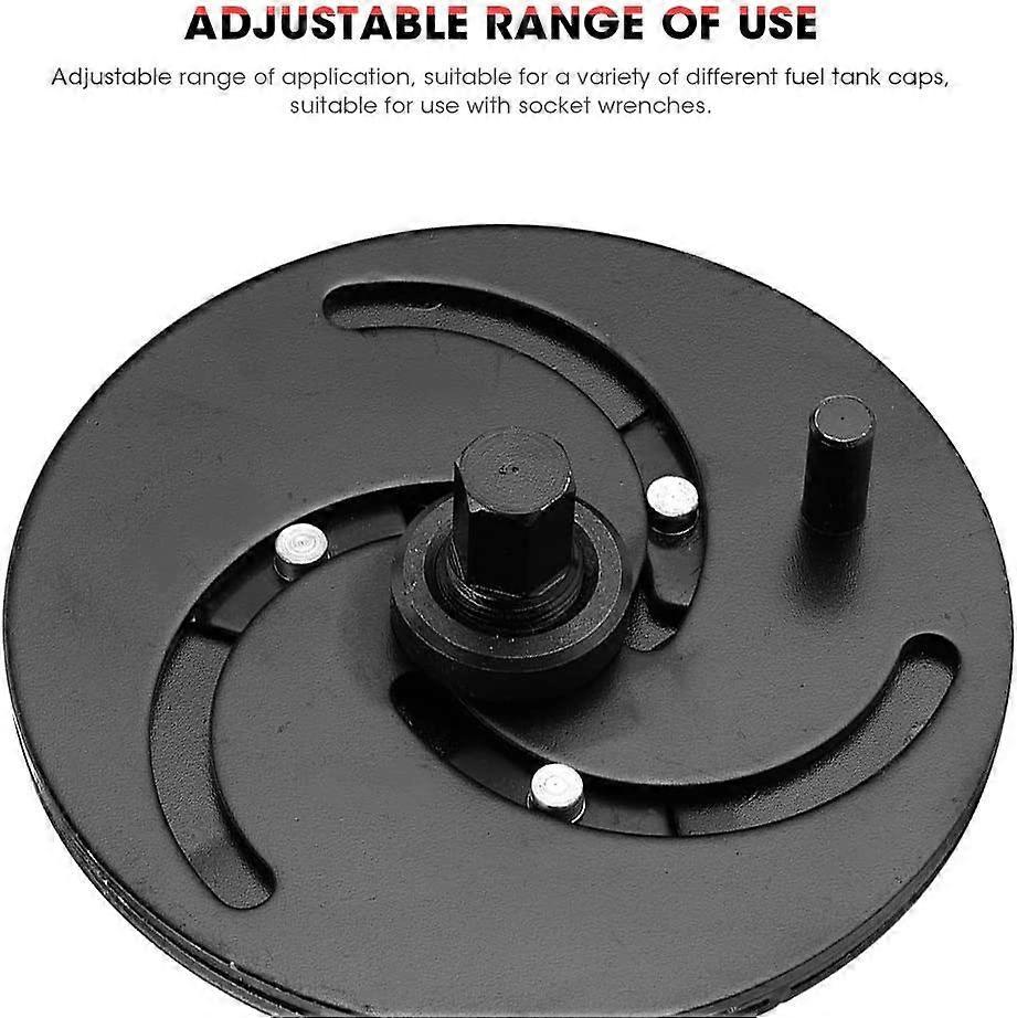 Car Accessory 100-170mm Adjustable 3 Jaw Fuel Tank Lid Wrench Tank Cover Oil Pump Cap Removal Wrench Tool - Image 5