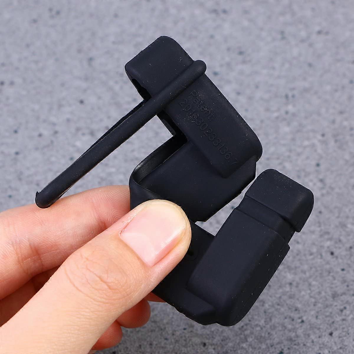 Vehicle chair Belt Buckle Silicone Case Clip Case security Belt Accessory (Black) - Image 2